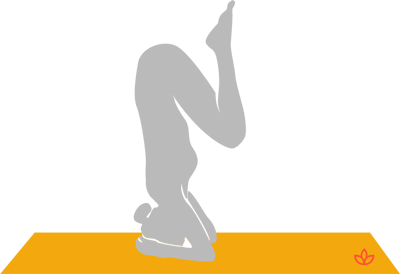 Half Supported Headstand